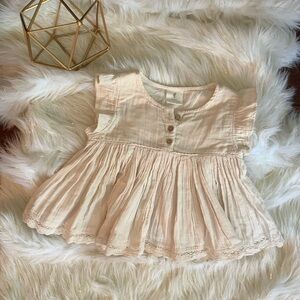 Spell Little Gypsy Botanically Dyed Organic Cotton Top Girls 6 Year